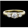 Image 2 : 0.85 ctw Diamond Ring - 14KT Yellow Gold