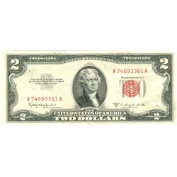 1953-C $2 XF/AV Red Seal Note