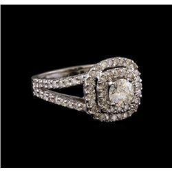 14KT White Gold 1.11 ctw Diamond Ring