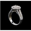 Image 4 : 14KT White Gold 1.35 ctw Diamond Ring