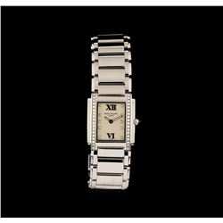 Patek Philippe Stainless Steel Diamond Twenty 4 Ladies Watch