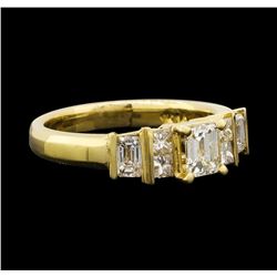 1.08 ctw Diamond Ring - 14KT Yellow Gold