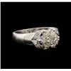 Image 1 : 14KT White Gold 0.65 ctw Diamond Ring