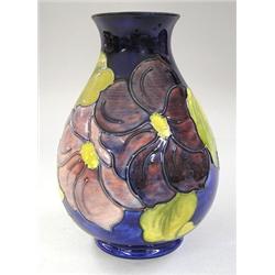 MOORCROFT POTTERY VASE, English. 1949-1986. Impressed factory mark and painted initials. In the...