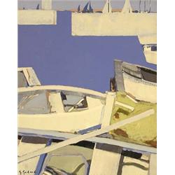 GABRIEL GODARD (French. Born 1933), "La Jetee". Signed G. Godard l/l and titled on the reverse....