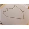 Image 1 : NECKLACE- 925 SILVER - STAMPED S925- 24"