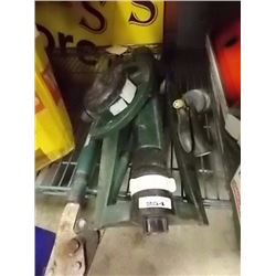 LOT OF GARDEN TOOLS- SPRINKLER, TRIMMERS AND MORE