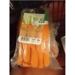 LATEX GLOVES - CARROT TOPS - SMALL - 6 PER LOT