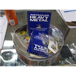 TIN OF COLLECTOR PINS