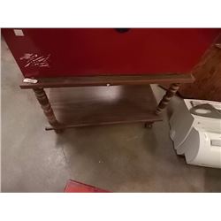 2 TIER TABLE ON WHEELS