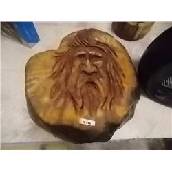 BIRD'S EYE MAPLEUNIQUE HAND CRAFTED CHAIN SAW CARVING - BIRD'S EYE MAPLE - TREE SPIRIT 19"x19"