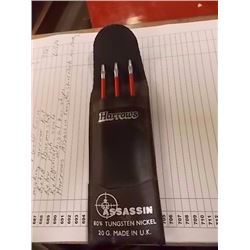 HARROW ASSASSING TUNGSTEN STEEL DARTS - NO FEATHERS