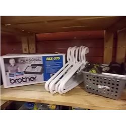 BIN - WHITE COAT HANGERS, HARDWARE & MORE