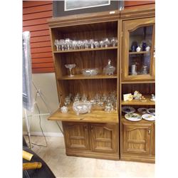 BOOK CASE WITH DESK