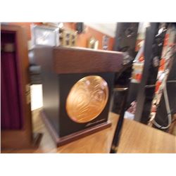 FIRST NATIONS COPPER & WOOD BOX - SIGNED