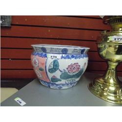 CERAMIC HAND PAINTED PLANT POT