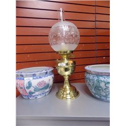 RETRO STYLE BRASS OIL LAMP