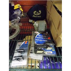 VINTAGE PENCIL SHARPENER, 3 DEER WARNERS, NAVY HAT