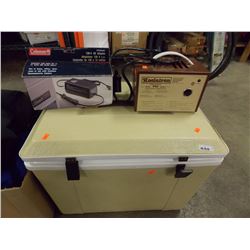 RETRO KOOLATRON 12VOLT COOLER & 12 VOLT ADAPTOR