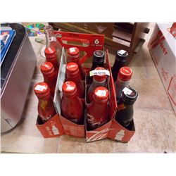 BOTTLE OF COKE - METAL BOTTLES - 12 TTL
