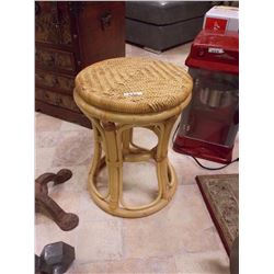 WICKER STOOL