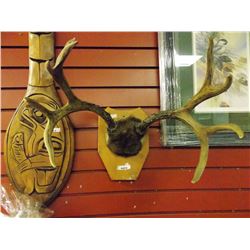 WALL  MOUNTED DEER ANTLERS