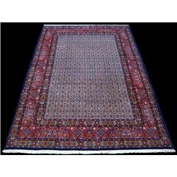 Breathtakly splendid& intricate Persian moud-mashad Rug