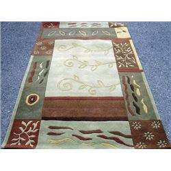 Very unique and unusual high quality Gabbeh design rug