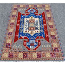Charming and colorful fine Shirvan-Kazak rug