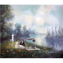 Absolutely gorgeous and tranquil impressionist painting