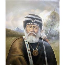 Bold and powerful original oil on canvas by Steven Lee