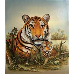 Simply marvelous wildlife original oil painting
