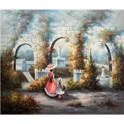 Lovely and elegant French impressionist painting