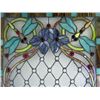 Image 5 : Highly detailed stained glass tiffany style framed window