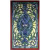 Image 1 : Highly detailed stained glass tiffany style framed window