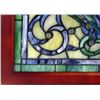 Image 5 : Highly detailed stained glass tiffany style framed window