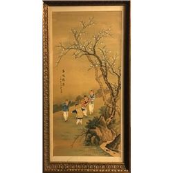 Very beautiful original Japanese watercolor on paper