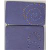 Image 2 : Purple signed ceramic wall plaque