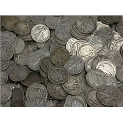 Lot of 50 Walking Liberty Halves