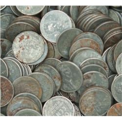 (100) Steel Cents WWII