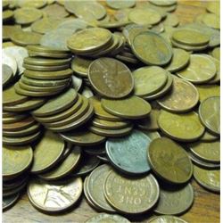 Large Lot of (200) Wheat Cents