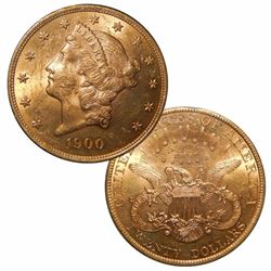 1900 $ 20 Gold Liberty Double Eagle