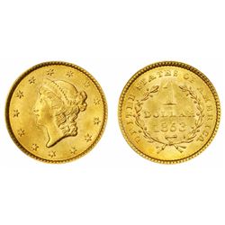 1853 $ 1 Gold Liberty Type I -