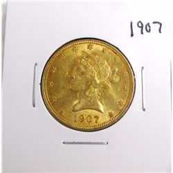 1907 $ 10 Gold Indian