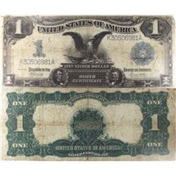 1899 $ 1 Black Eagle Silver Certificate