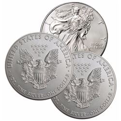 (3) Random Date Silver Eagles