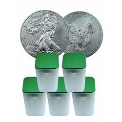 (100) US Silver Eagles - Random Date -
