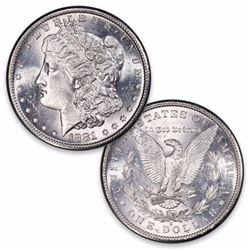 1881 s CH BU Morgan Silver Dollar