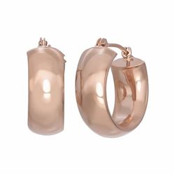 14k Rose Gold Hoop Earrings