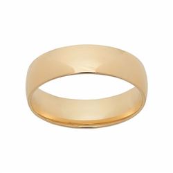 14k Gold Wedding Band - Men